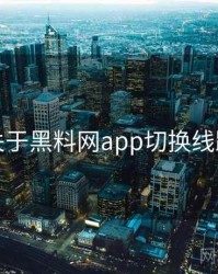 关于黑料网app切换线路