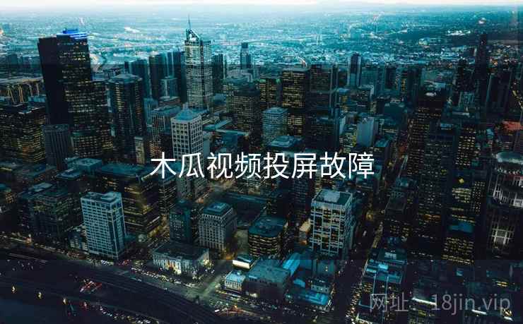 木瓜视频投屏故障