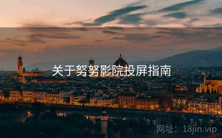 关于努努影院投屏指南