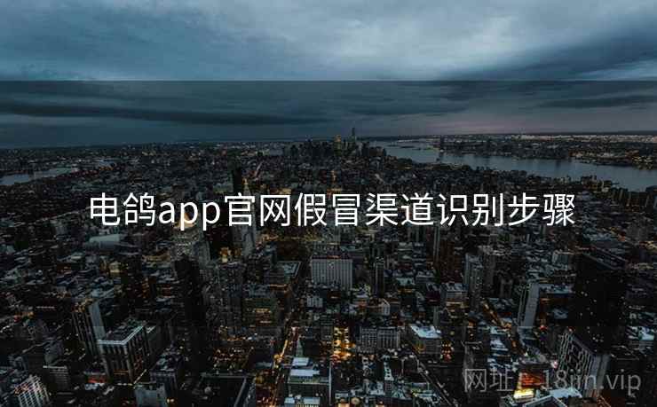 电鸽app官网假冒渠道识别步骤
