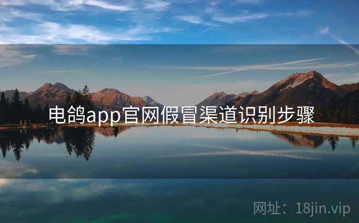 电鸽app官网假冒渠道识别步骤