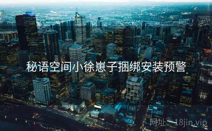 秘语空间小徐崽子捆绑安装预警