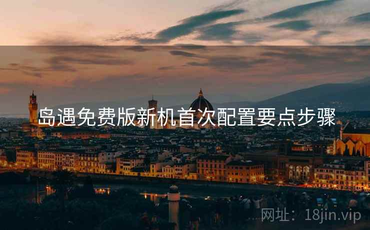 岛遇免费版新机首次配置要点步骤