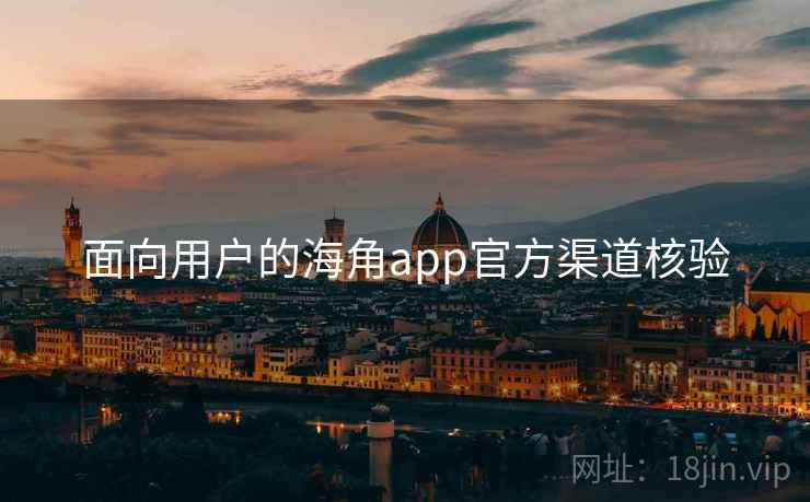 面向用户的海角app官方渠道核验