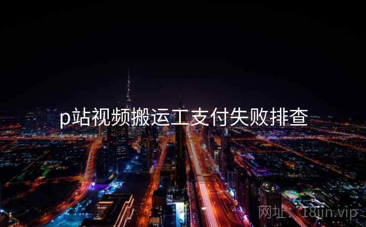 p站视频搬运工支付失败排查