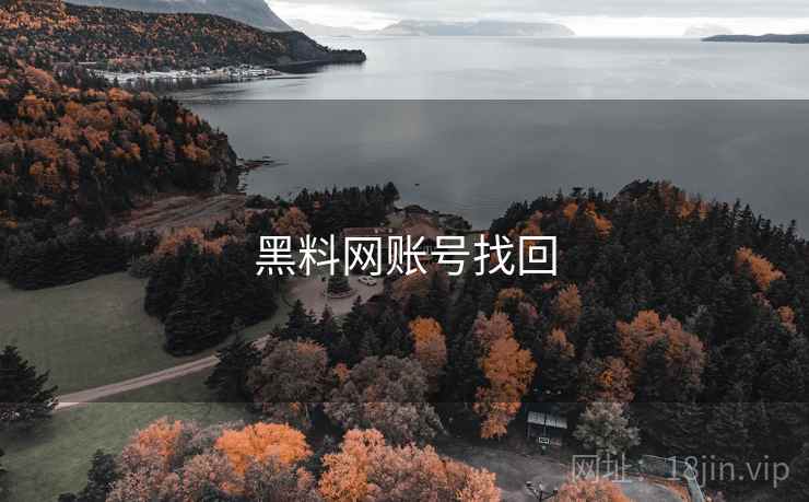 黑料网账号找回