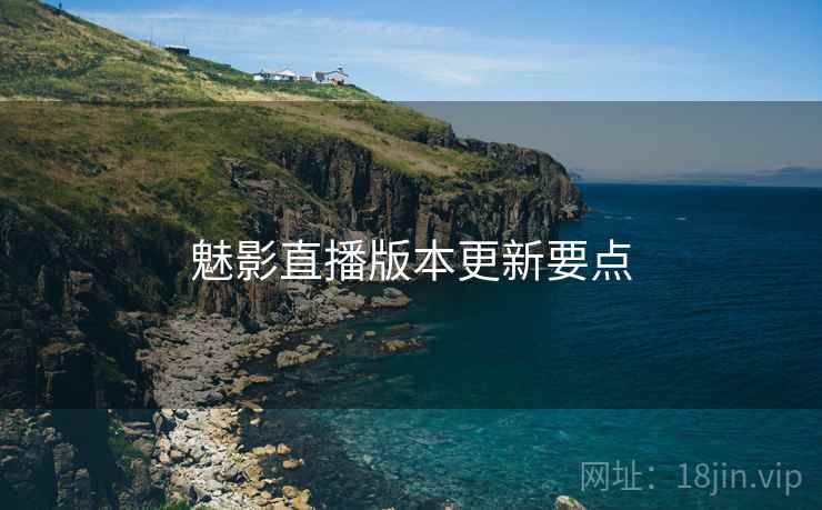 魅影直播版本更新要点