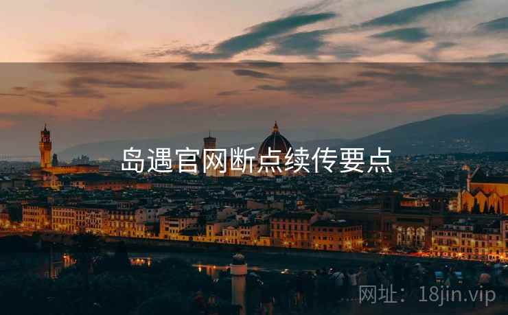 岛遇官网断点续传要点